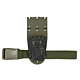 Kydex Customs Laser Cut Mid Ride Mount Combo (Black Mount) - Olive