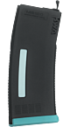 KWA MS120 Midcap Magazine Single Magazine - Black/Teal