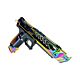 AAP-01 Custom Build (Fully Assembled) - Rainbow Shark (+ Small Hard Case)
