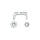 CTM FUKU-2 Frame CNC Magazine Release Set - Silver (AAP-01/C)