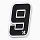 HK Rubber Number Patch - 9