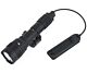 Rebel PROTAC Tactical Torch Flashlight 900 Lumen with Remote Dual Switch - Black