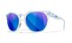 Wiley X COVERT - Gloss Crystal Light Sapphire Blue Frame - CAPTIVATE Polarized Blue Mirror Lens