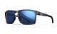 Wiley X FOUNDER - Gloss Crystal Grey Frame - CAPTIVATE Polarized Blue Mirror Lens