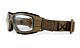 Wiley X Lynx Folding Eye Protection (Grey/Clear Lenses) - Tan