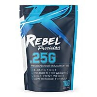 Rebel Precision 6mm BBs 1kg Bag - 0.25g