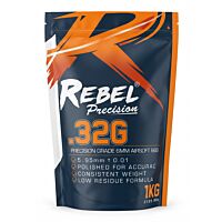 Rebel Precision 6mm BBs 1kg Bag - 0.32g
