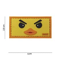 101 Duckface 3D PVC Patch - Yellow