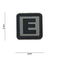 101 "E" Letter 3D PVC Patch