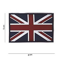 101 Union Jack UK Flag 3D PVC Patch