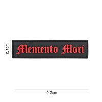 101 Memento Mori 3D PVC Patch - Black/Red