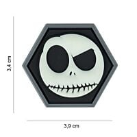 101 Nightmare Smiley Hexagon 3D PVC Patch