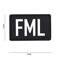 101 FML 3D PVC Patch - Black