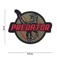 101 Predator Dinosaur 3D PVC Patch - Red