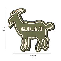 101 G.O.A.T 3D PVC Patch - Olive