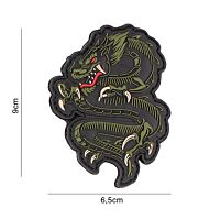 101 Dragon 3D PVC Patch - Green