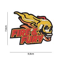 101 Fire & Fury 3D PVC Patch