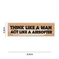 101 Think Like a Man 3D PVC Patch - Desert