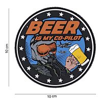 101 Beer is My Co-Pilot 3D PVC Patch