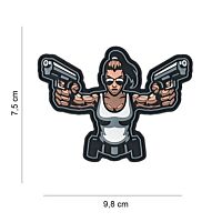 101 Gun Girl 3D PVC Patch