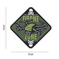 101 Drone Zone Skull & Bones 3D PVC Patch