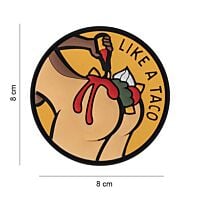 101 Like A Taco 3D PVC Patch