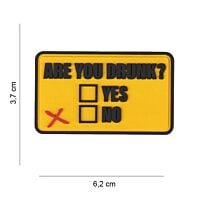 101 Are You Drunk? 3D PVC Patch