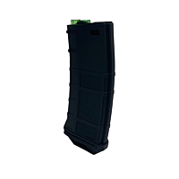 Amarok 250rnds Polymer Mid Cap Magazine (AEG) - Black/Green Top (M4/AR-15)