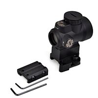 AIM-O MRO Red Dot with QD Riser Mount & Low Mount - Black