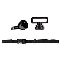 HK Army Aluminum Chin Strap Screw Set + Standard Universal Chin Strap Combo (Proflex)