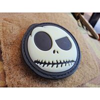 JTG Big Nightmare Smile 3D Rubber Patch - Glow in the Dark