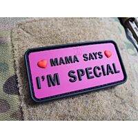 JTG Mama Says I'm Special JTG 3D Rubber Patch - Pink