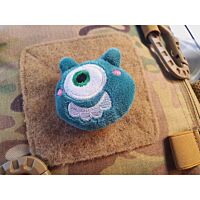 JTG One Eye Monster Plush Patch (Velcro Backed) - Dark Green