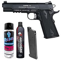 KWA 1911 MK IV PTP Pistol Bundle