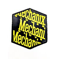 Mechanix Patch Hex Logo Patch Black/Yellow