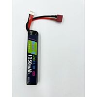Rebel Battery - 1250mAh Lipo 11.1V 20C Stick - Deans