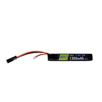 Rebel Battery - 1300mAh Lipo 7.4V 20C Stick - Mini Tamiya