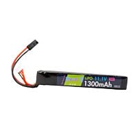 Rebel Battery - 1300mAh Lipo 11.1V 20C Stick - Mini Tamiya