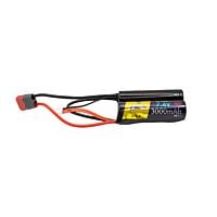 Rebel Battery - 3000mAh Li-Ion 7.4V 10C Nunchuck - Deans