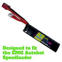 Rebel Battery - 600mAh Lipo 11.1V (PDW)  - Deans (fits the EMG Autobot)