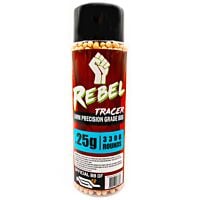 Rebel Precision 6mm Red Tracer BBs 3300ct Bottle - 0.25g