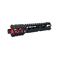 CTM AAP-01/C FUKU-2 CNC UPPER SET - Short Cutout version V2 - Black/Red