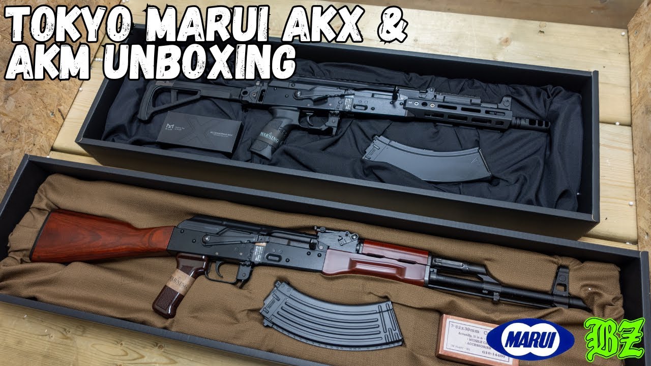 Unboxing 2 Tokyo Marui Gas Blowback AK's: AKX & AKM