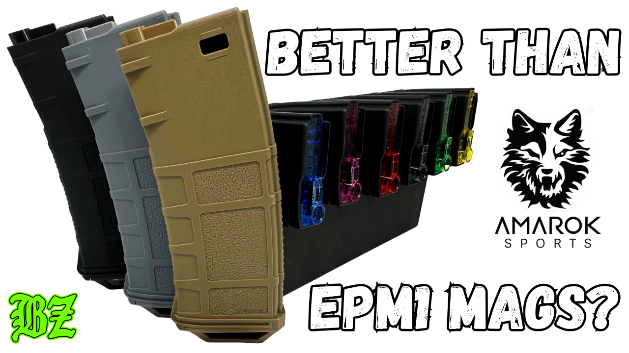 As Good As EPM1's? Amarok 250 Round M4 Mid Cap Airsoft Magazines (Details + Testing)