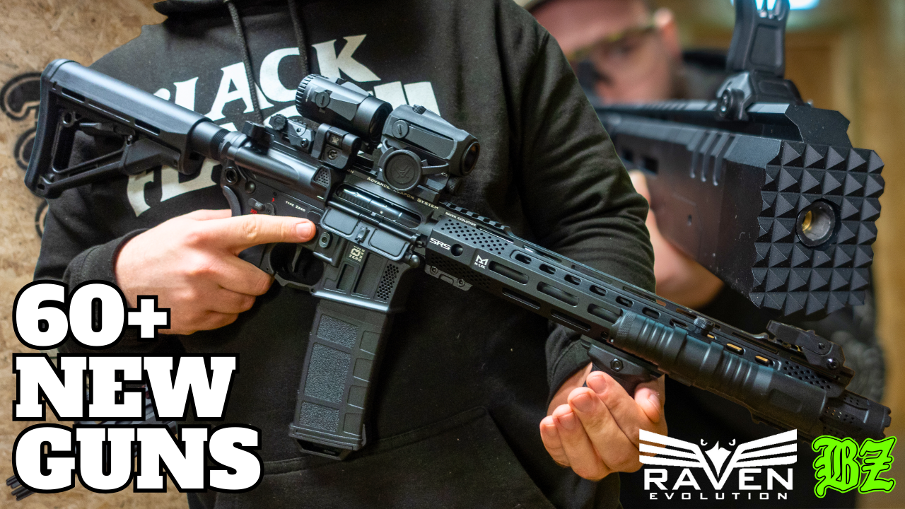 Over 60 New Airsoft Rifles Never Before Seen in the UK! - Raven Evolution Overview