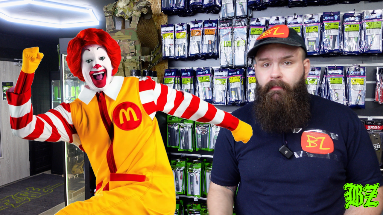 An AAP-01 Straight Out of a Happy Meal: The McBlaster Custom Airsoft Pistol