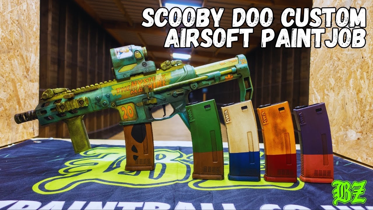 A Scooby Doo Airsoft Gun?! GearTech Custom Paintjob