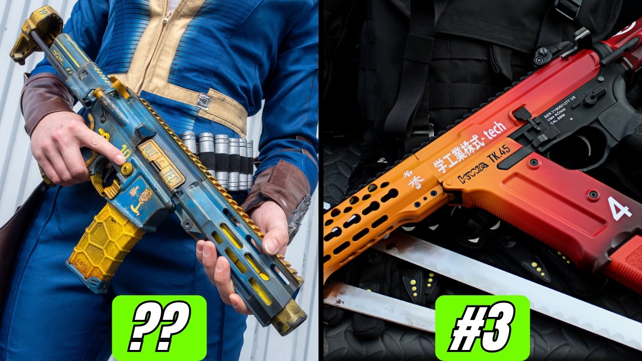 Let's Rank 20 Custom Painted Airsoft Guns