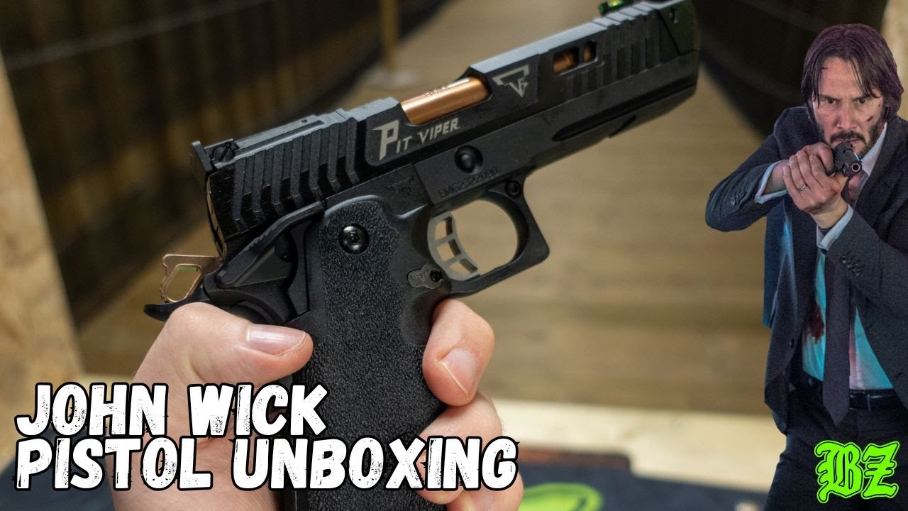 An Official John Wick Pistol?! EMG Pit Viper/Sand Viper Quick & Quiet Unboxing