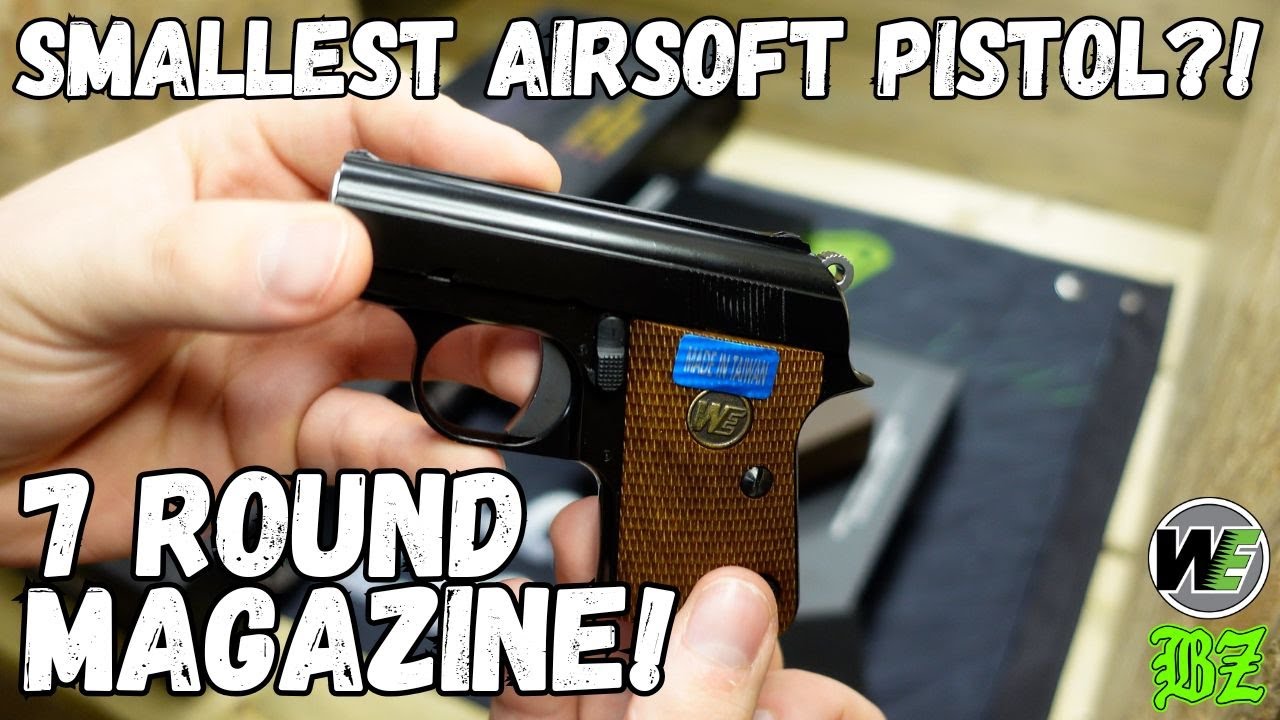 The Smallest Airsoft Pistol We've Ever Seen! - Unboxing 4 WE GBB's